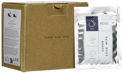 ECCO Super Shoe Wipe Box, TRANSPARENT, 20 Pieces