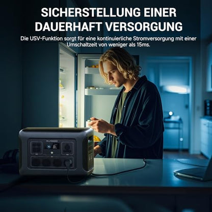 ALLPOWERS R2500 V2 Solar Generator Kit with 160W Panel: 1920Wh LiFePO4, 2500W AC Output, 2x100W USB-C PD Fast Charging, 80% Charge in 1 Hour, for Home Backup Camping RV Off-Grid - color: R2500 V2+160W SE160