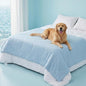 ZOMISIA Premium Cooling Dog Blanket for Bed - Q-MAX>0.5 Breathable Washable Dog Cooling Mat, Travel Soft Pet Summer Essentials, Blue, 60"x80" - color: Blue, size: Twin(60x80")