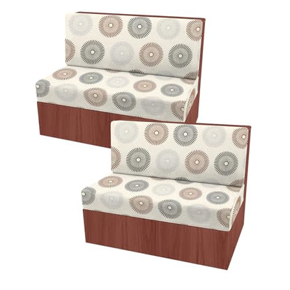 FUANGUI RV Dinette Cushion Covers - Stretch Camper Cushion Booth Seats Replacement - Washable Sofa Furniture Protector (C35, 2 Bench & 2 Backrest Cover) - color: C35