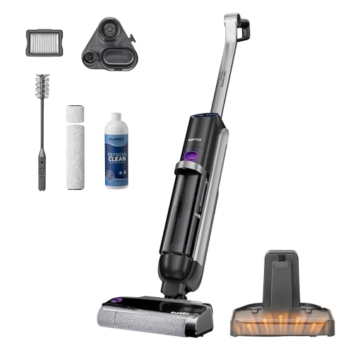 Eureka Wet Dry Vacuum Cleaner Cordless, Mop Vacuum Cleaner with Self-Cleaning System, Lightweight Hardwood Floors Vacuum for Pets and Sticky Messes, Black, NEW630PL - color: Black, size: NEW630PL