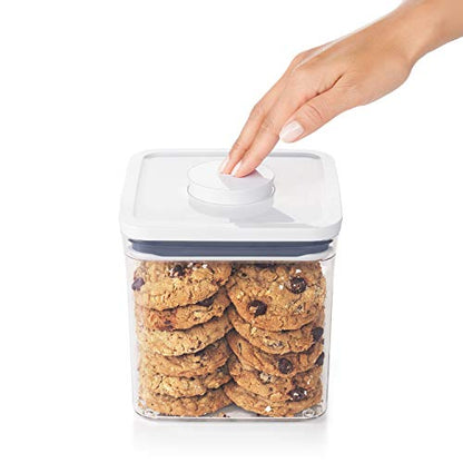 OXO Good Grips Storage Container Airtight | Stackable | For Pantry Organization | Dishwasher Safe | 5 Piece Set, Pack of 2 - color: White (Pack of 2)