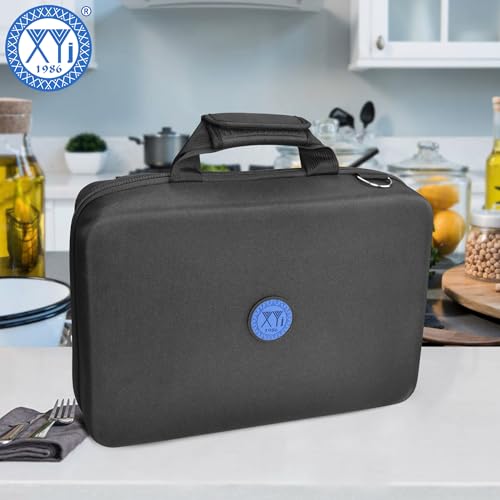 XYJ 26 Slots Knife Bag, Oxford Cloth Carrying Case, Professional Chef Knife Storage Case, Knife Carrier Travel Knives Roll Bag for Kitchen Knives Accessories Utensil