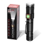 DARKBEAM LED Flashlight Rechargeable USB 2000 High Lumens, Small and Bright Pocket Flashlights, Focus Adjustable Water Resistant Handheld Flash Light for Camping, Outdoor, Emergency - color: A300 White Light - 1 PACK
