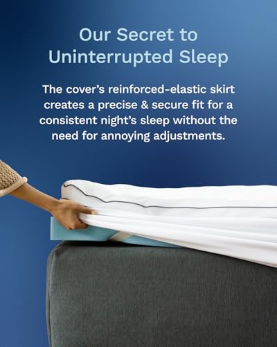 ViscoSoft 4 Inch Pillow Top Memory Foam Mattress Topper Twin XL - Cooling CertiPur-US Certified - Extra Long Hybrid Lux Dual Layer Mattress Pad - Perfect for College Dorms - size: Twin XL, style: 4 Inch