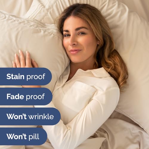 Olympic Queen Sheet Set 66x80 - 4 Piece RV Olympic Queen Size Sheets - Ultra-Soft, Breathable & Cooling - Fits 14” to 16" Mattress w/ Deep Pockets - Comfy Luxury Bedding - Fade & Wrinkle Free - Wheat - color: 13 - Wheat, size: Olypmic Queen