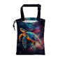 Colorful Galaxy Nebula Car Garbage Bag Sea Turtle Drawstring Car Trash Bag Hanging for Back Seat with Adjustable Buckle Canvas Vehicle Trash Can Easy-to-Install - color: Colorful Galaxy Nebula