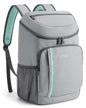 TOURIT Backpack Cooler Insulated 30 Cans, Lightweight Leak Proof Travel Cooler Bag, Soft Waterproof Cooler Backpack for Men Women, Camping Hiking Beach Travel Picnic - color: 01-Grey