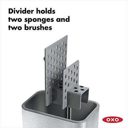 OXO Good Grips Stainless Steel Sinkware Caddy - color: Stainless Steel