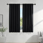 PONY DANCE Blackout Curtains 63 inch Length - Window Covering Panels Thermal Insulated Window Blinds Drapes Light Block Curtain Shades for Bedroom, 42-inch Wide by 63-inch Long, Black, 2 PCs - color: Black, size: 42"W x 63"L (Pack of 2)