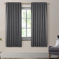 SHINELAND Thermal Insulated Energy Efficient Blackout Curtains, 72 Inch Long Black Out Drapes for Bedroom Living Room, Dark Grey - color: Dark Grey, size: 52"W x 72"L (Pack of 2)