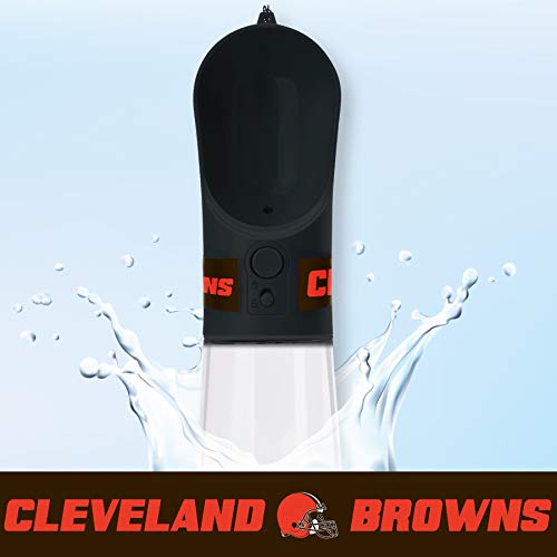 Dog Water Bottle. NFL Cleveland Browns PET Water Bottle. Best Cat Water Bottle. Water Fountain Dispenser for Dogs & Cats. - color: Cleveland Browns