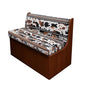 RV Dinette Cushion Covers Aztec Brown Cow Print Camper Cushion Slipcovers Stretch Washable Couch Covers for RV Camper Sofa Bed Easy to Install - color: Aztec Brown Cow Print