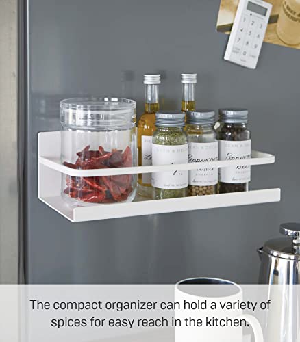 YAMAZAKI Home Magnetic Spice Storage Rack Organizer For Fridge - Steel