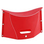 Foldable Stool Portable Chair Lightweight Collapsible Camping Hiking Stools,Small Folding Travel Chairs for Fishing Hiking Tours BBQ Parties Subway Squatty Potty (Red) - color: Red