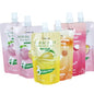 1000 Pcs Food Grade Custom Logo Flasks, Portable Juice Beverage Packaging with Spout Bags, Reusable Plastic Stand up Liquid Drink Pouches - color: Custom Size