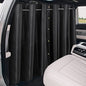 XCBYT Car Privacy Curtains - Van Curtians with Stainless Steel Adjustable Length Crossbar Car Window Shades for Van SUV Truck for Travel Nap Camping - color: Divider(Waterproof, 62.9")