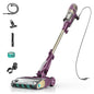 Shark PowerDetect | Corded Stick Vacuum Cleaner for Carpet & Hard Floors | Lightweight Hand Vacuum for Pet Hair with DuoClean | Self-Cleaning Brushroll | HEPA | 3 Attachments | Purple | HZ4001AMZ - style: PowerDetect w/ Precision Duster