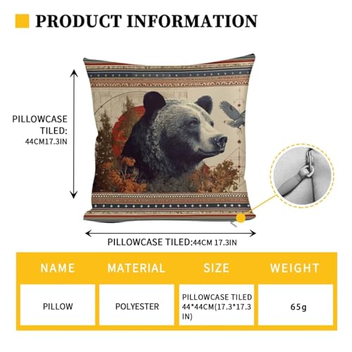Bear Leaf Geometric Pattern 3 PCS RV Dinette Cushion Covers Wear-Resistan Camper Seat Covers Dinette Booth Camper Cushion Pillow Cover Sofa Slipover for Travel Trailer Couch - color: Bear Leaf Geometric