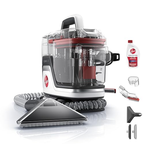 Hoover CleanSlate Plus Portable Carpet + Upholstery Spot Cleaner Machine, Powerful Suction with Versatile Tools, Pet Stain Remover, Car and Auto Detailer, Pair with Hoover Carpet Cleaner Solution - style: CleanSlate Plus