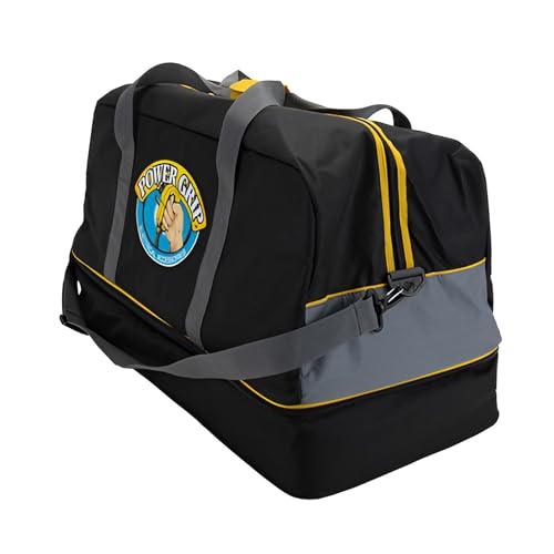 Camco Power Grip Electrical Accessory Bag with Adapter Storage Storage Duffel Secures PowerGrip Extension Cords and Accessories (55014), Black