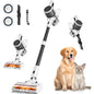 BSNAW Cordless Vacuum Cleaner, 8-in-1 Lightweight Stick Vacuum 45Min Runtime, Anti-Tangle Vacuum with Rechargeable Battery for Hardwood Floors, Carpet, Pet Hair, Under Furniture Cleaning, N5