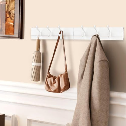 Laundry Drying Rack, Collapsible Wall Mounted Clothes Drying Rack - Foldable,Space Saving, 13.2 Linear Ft, 5 Aluminum Rods, 60 lb Capacity (White, 31.5" Wide) - size: 31.5"