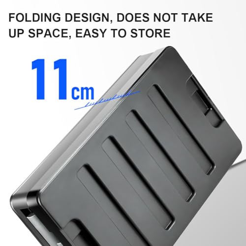 60L Collapsible Camping Storage Box with Lid and Handles, Large Capacity Portable Folding Storage Container, Heavy Duty Car Trunk Organizer for Outdoor Home Travel