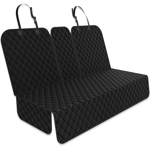 Yonktoo Dog Car Seat Cover for Back Seat, Car Seat Cover 60/40 Split Bench for Full-Size SUV, Pickup Truck, Big Truck - X-Large - 61" W - size: X-Large - 61" W