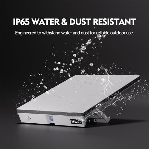 E100 Starlink Mini Battery Pack with Charger, 99Wh 27600mAh Capacity, Air Travel Safe, Up to 5 Hours Runtime, IP65 Water-Resistant, Pass-Through Charging Supported