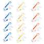 Plastic Clothes Pins Strong Clothespins-Heavy Duty Laundry Plane Clothes Clips Windproof Clamps Clothes Pegs, No Trace Design for Clothes 3 Colors 12 PCS - color: 3 Colors 12 Pcs