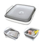 GIMWA Collapsible Wash Basin with Drain Plug - 2.4 Gallon Foldable Kitchen Sink for Baby Bottles, RV Camping, Space-Saving Dish Tub (Gray) - color: Gray