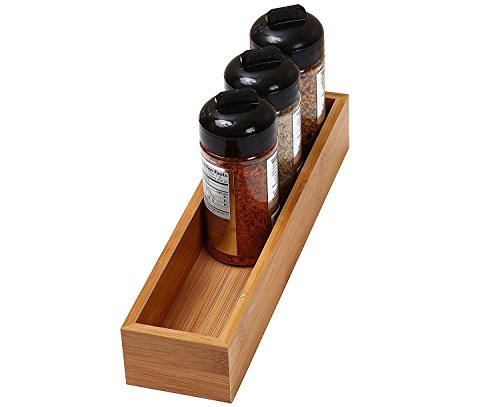 YBM HOME Bamboo Drawer Organizer Box Multi-Use Storage for Junk Drawer, Office, Home, Kitchen, Bedroom, Children Room, Craft, Sewing, and Bathroom, 3x12x2 Inch - size: 3x12x2 Inch ( Pack of 1 )