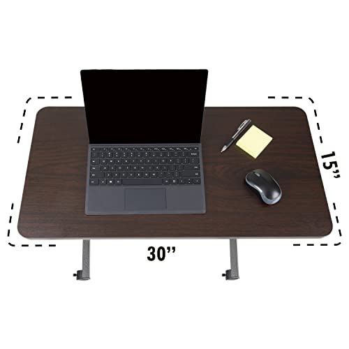 Roscoe Medical Hospital Bed Table, Rolling Overbed Table, Laptop Tables for Recliner, Bed, Bedside and Sofa - Computer Tables, Hospital Tray, Adjustable with Wheels and Secure Height Adjustment