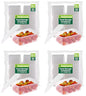 Freshware Food Storage Containers [50 Set] 34 oz Plastic Deli Containers with Lids,Slime,Soup, Meal Prep_Containers, BPA Free, Stackable,Leakproof,Microwave, Dishwasher and Freezer Safe (Pack of 4) - size: 34 oz - 50-Set (Pack of 4)