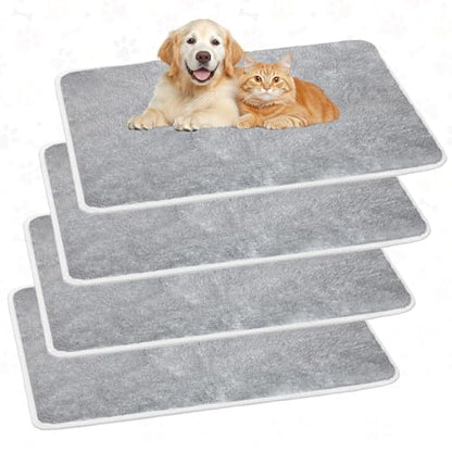 Drydiet 4 Pcs Pet Carrier Pad Travel Pet Reversible Dog Mat Replacement Liners for Travel Dog Bed Pad Washable Plush Double Sided Bed Mat for Cat Kennel Crate(Grey,17 x 11 Inch) - color: Hello from Amazon Selling Partner Support, I'm ha