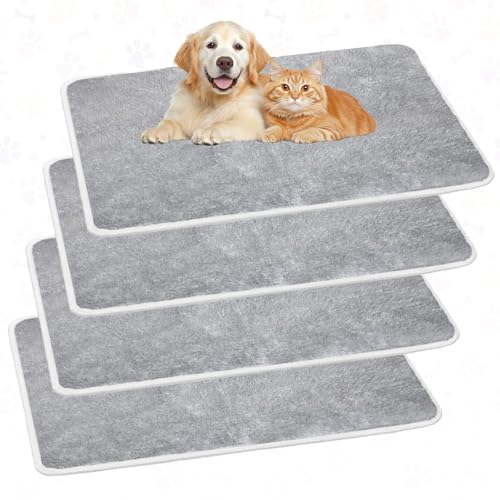 Drydiet 4 Pcs Pet Carrier Pad Travel Pet Reversible Dog Mat Replacement Liners for Travel Dog Bed Pad Washable Plush Double Sided Bed Mat for Cat Kennel Crate(Grey,17 x 11 Inch) - color: Hello from Amazon Selling Partner Support, I'm ha