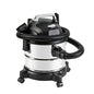 Amazon Basics Wet Dry Shop Vacuum Cleaner, 4 Gallon, 3 HP Stainless Steel, Grey/Black - size: 4 gallon Shop, 3 HP