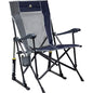 GCI OUTDOOR RoadTrip Rocker Camping Chair | Portable, Folding Rocking Chair with Solid, Durable Armrests, Drink Holder & Comfortable Extended Backrest — Indigo Blue - color: Midnight, style: Roadtrip Rocker