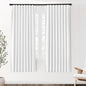 SHINELAND 72 Inch White Curtains, Back Tab Thermal Insulated Drapes for Living Room Bedroom - color: Pure White, size: 52"W x 72"L (Pack of 2)