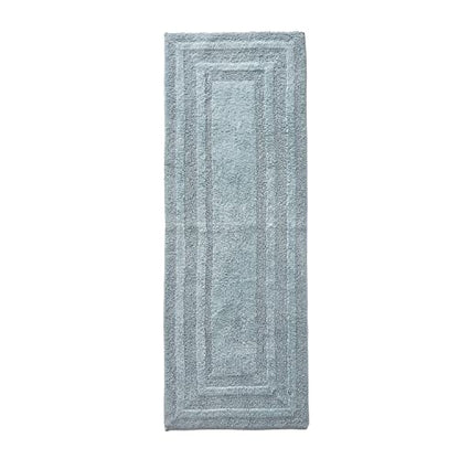 Eddie Bauer - Bathroom Rug, 100% Soft Plush Tufted Cotton Runner Rug, Highly Absorbent, Quick-Dry, and Skid-Resistant Backing (Logan Green, 22" x 60") - color: Green, style: 22" x 60"