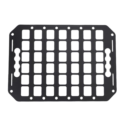 Truck Bed Panel Aluminum Cargo Storage Organizer, 14x10 Inch Tool Rack for Sedans SUVs Pickup Van - Durable Lightweight Design, Efficient Space Utilization, Versatile Hanging