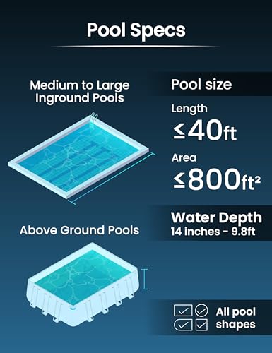 KOKIDO 2025 Rechargeable Pool Vacuum, 3X Oversized Stainless Steel Filter, 15GPM Flow Rate, Run 90mins, 2 Vac Heads, Fast Cleaning, Inground & Above Ground Pools, XTROVAC 510 - style: 1x FILTER
