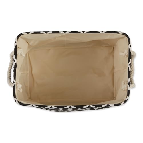 Bone Dry Pet Storage Collection Lattice Paw Print, Black, Small Rectangle - color: Black, size: Small Rectangle