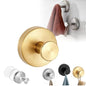 2025 Upgraded No-Drill Hooks, Suction Cup Hooks, Stainless Steel Suction Cup for Shower, Bathroom, Hanging Towels, Mounting on Glass Shower Doors, Tile, Mirrors (Gold 1PCS) - color: Gold 1PCS