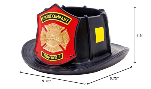 Spoontiques Firehat Flower Pot - Home Décor, Tabletop Decoration, Vase Window Décor, Indoor Outdoor Décor - style: Firehat
