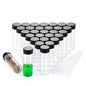 30ml Clear Small Glass Vials 30pcs with Screw Caps(30pcs) - color: Clear, size: 30ml 30pcs