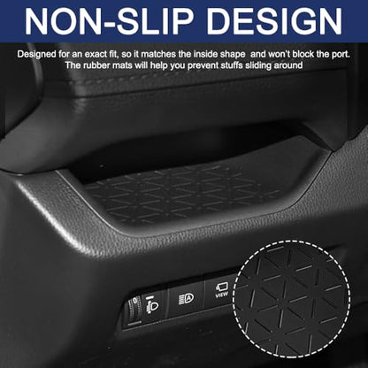 Driver Storage Organizer Tray, Car Console Organizer, Driver's Interior Insert Tray, Car Interior Accessories Dashboard Storage Box Fit for Toyota RAV4 2025 2024 2023 2022 2021 2020 2019