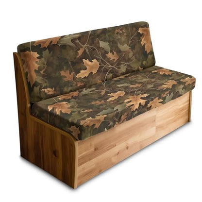 Fallen Leaves Print 2 Pack RV Dinette Cushion Covers Stretch Camper Cushion Slipcover Replacement RV Couch Cover Furniture Protector for RV Camper Car Bench - color: Fallen Leaves