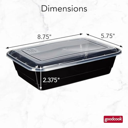 GoodCook Meal Prep Containers, Single